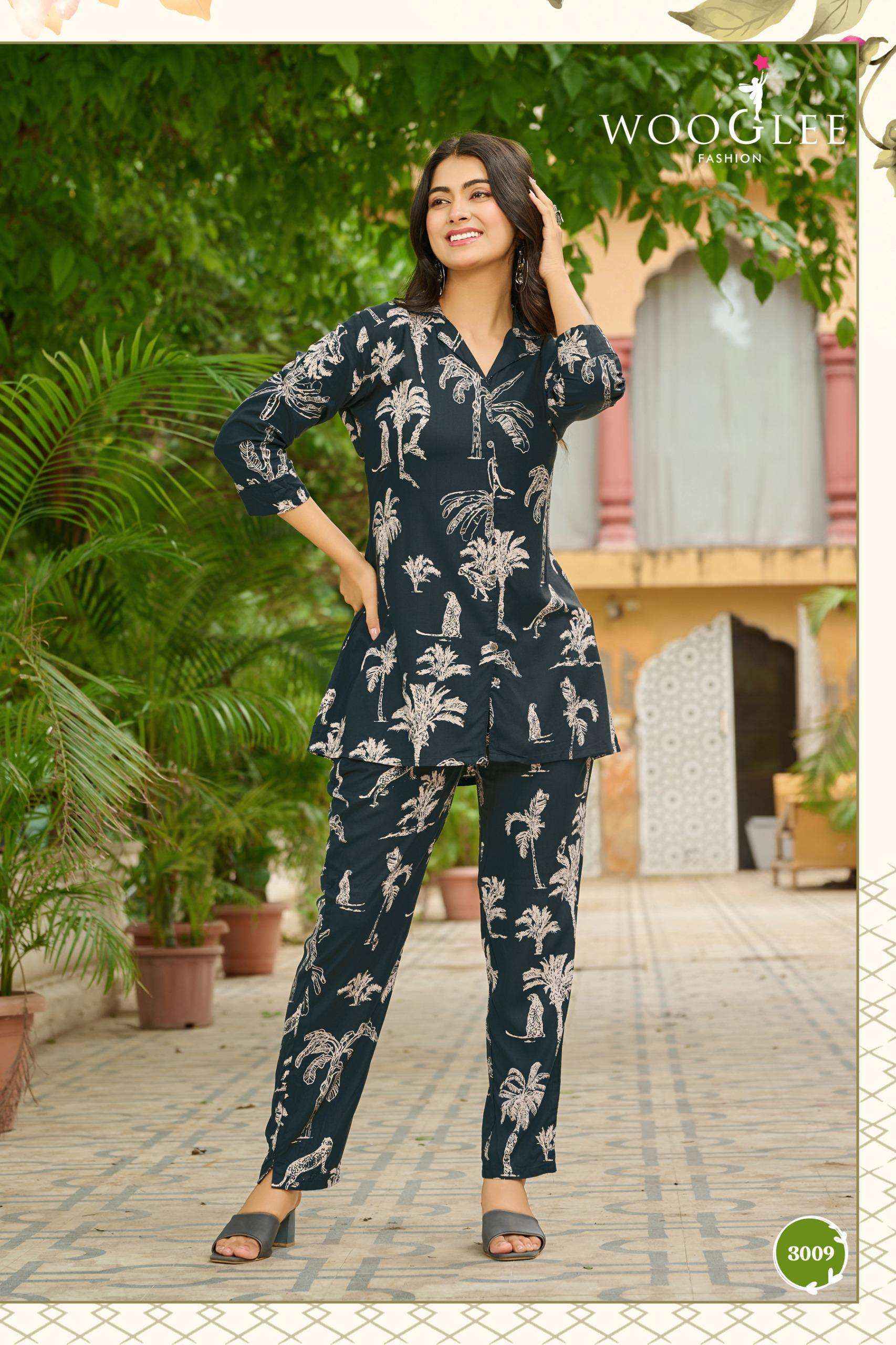 Wooglee Rolex Vol-2 Rayon Co ord Set (6 pcs Catalogue)