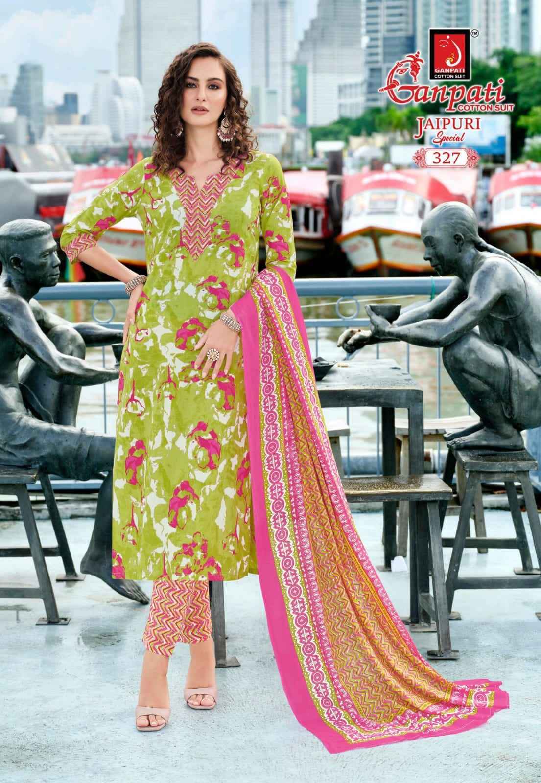 Ganpati Jaipuri Special Vol-16 Readymade Cotton Dress (15 pcs Catalogue)