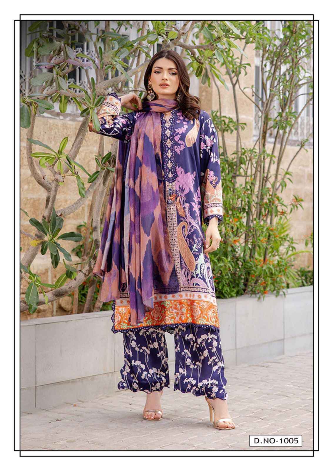 Hala Noor Bano Vol-1 Lawn Cotton Dress Material (6 pcs Catalogue)