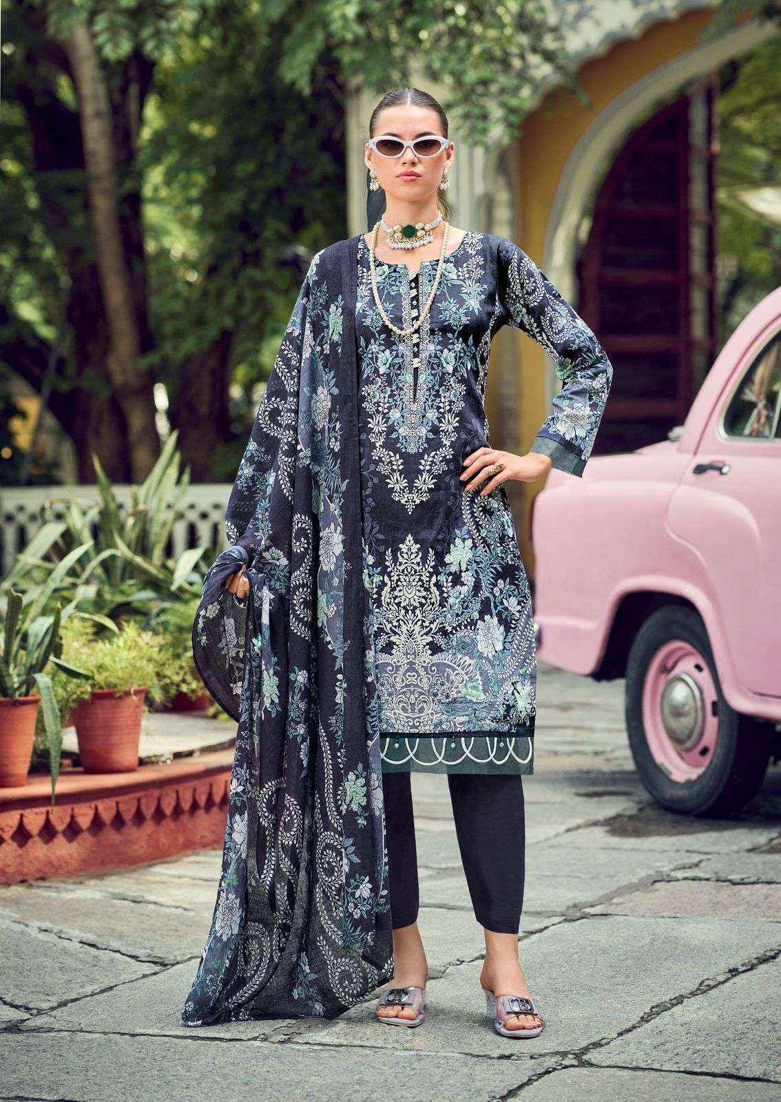 Ishaal Prints Gulmohar Vol-38 Lawn Cotton Dress Material (10 Pc Catalouge)