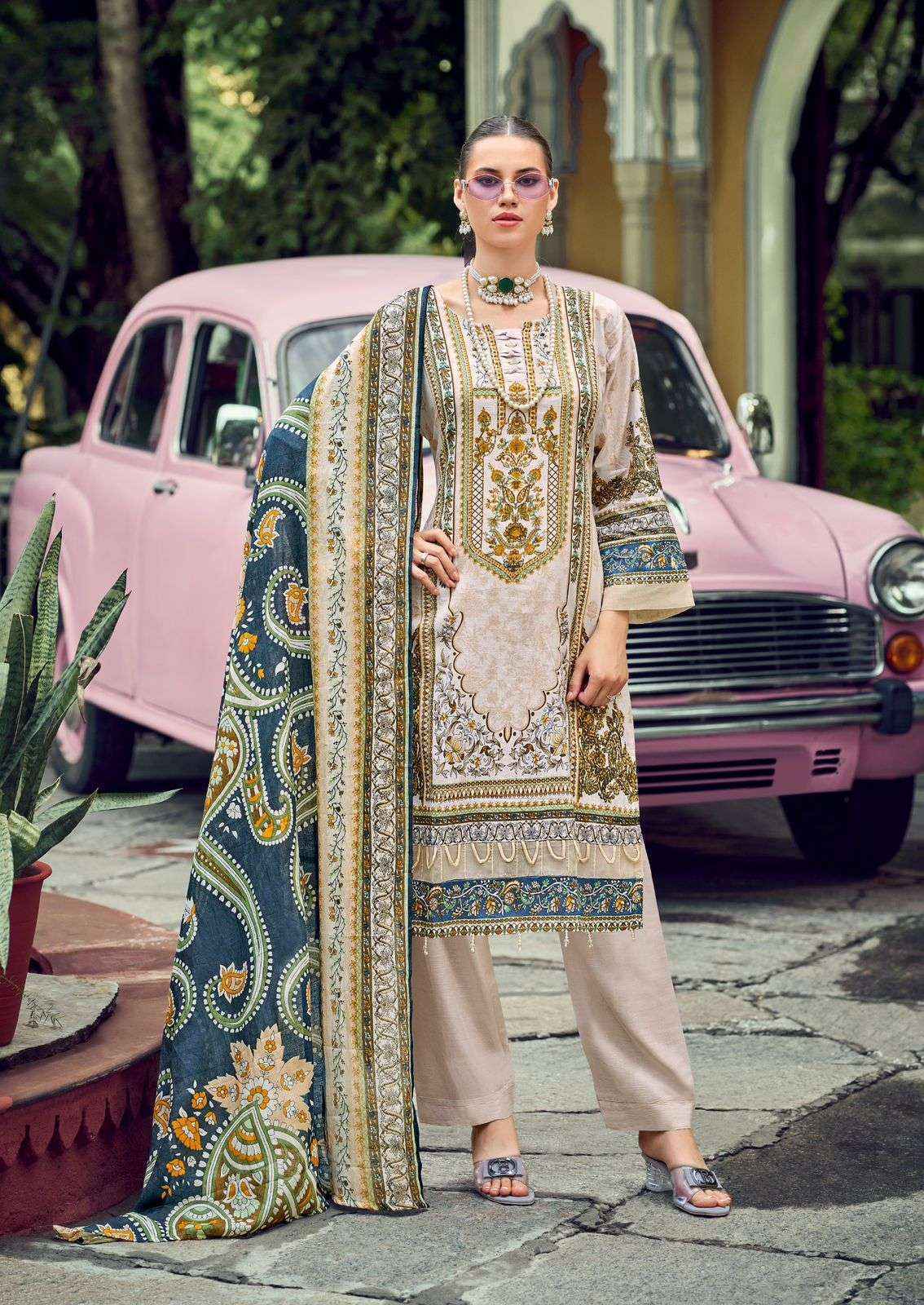 Ishaal Prints Gulmohar Vol-38 Lawn Cotton Dress Material (10 Pc Catalouge)