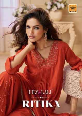 Lily & Lali Ritika Readymade Crepe Dress 4 pcs Catalogue