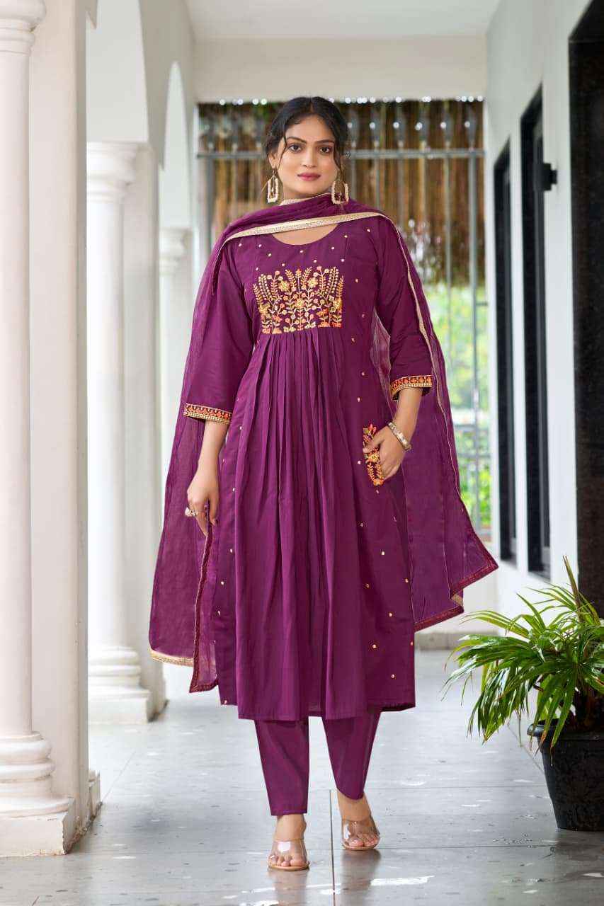Ossm Gulzar Viscose Silk Readymade Suit (6 pcs Catalogue)
