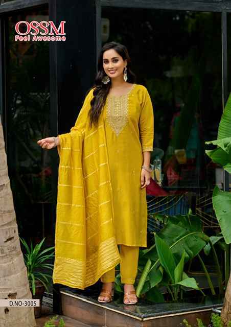 Ossm Mishu Vol-3 Readymade Roman Shimmer Dress (6 pcs Catalogue)