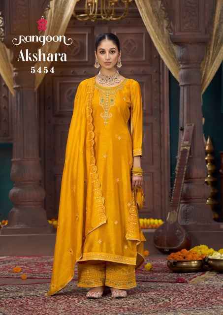 Rangoon Akshara Silk Readymade Suit (6 pcs Catalogue)
