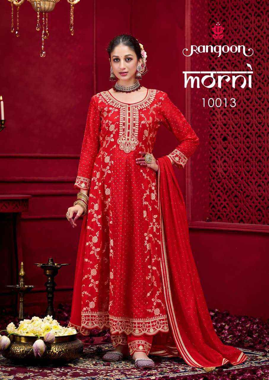 Rangoon Morni Readymade Jacquard Dress (4 pcs Catalogue)