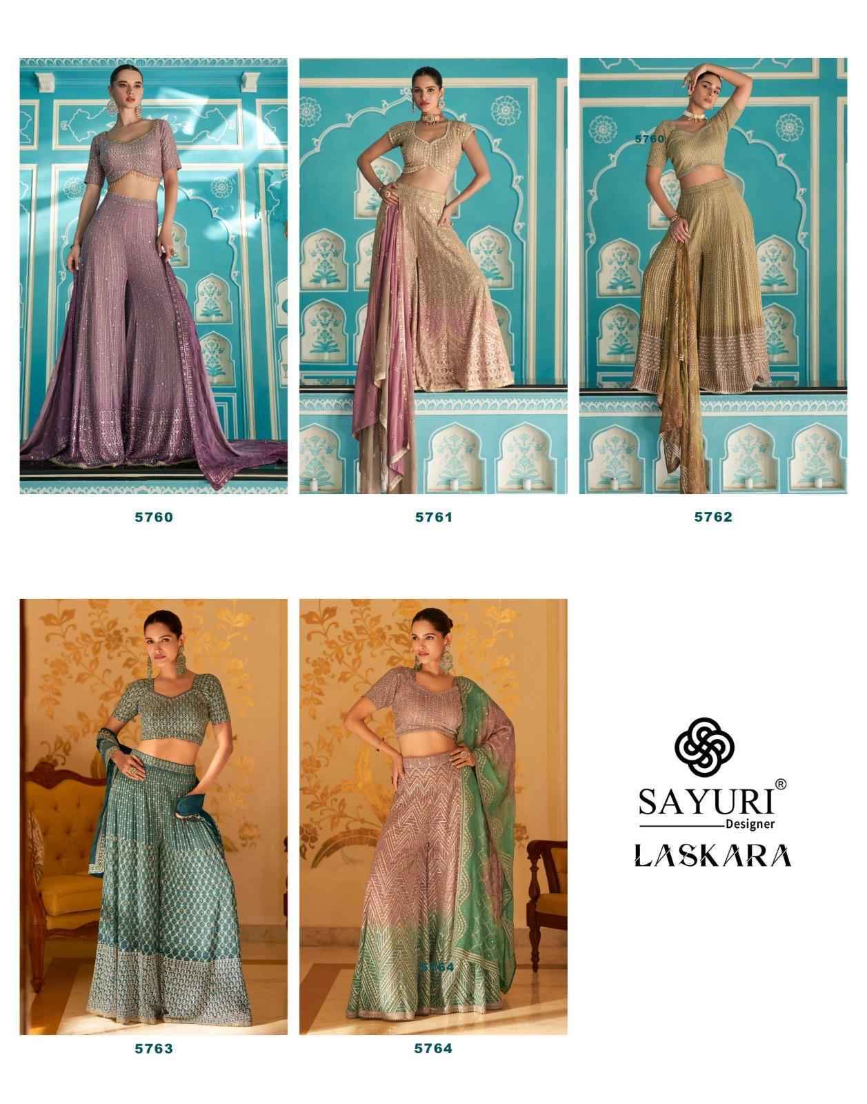 Laskara Sayuri Designer Laskara Readymade Georgette Dress partywear ladies ...