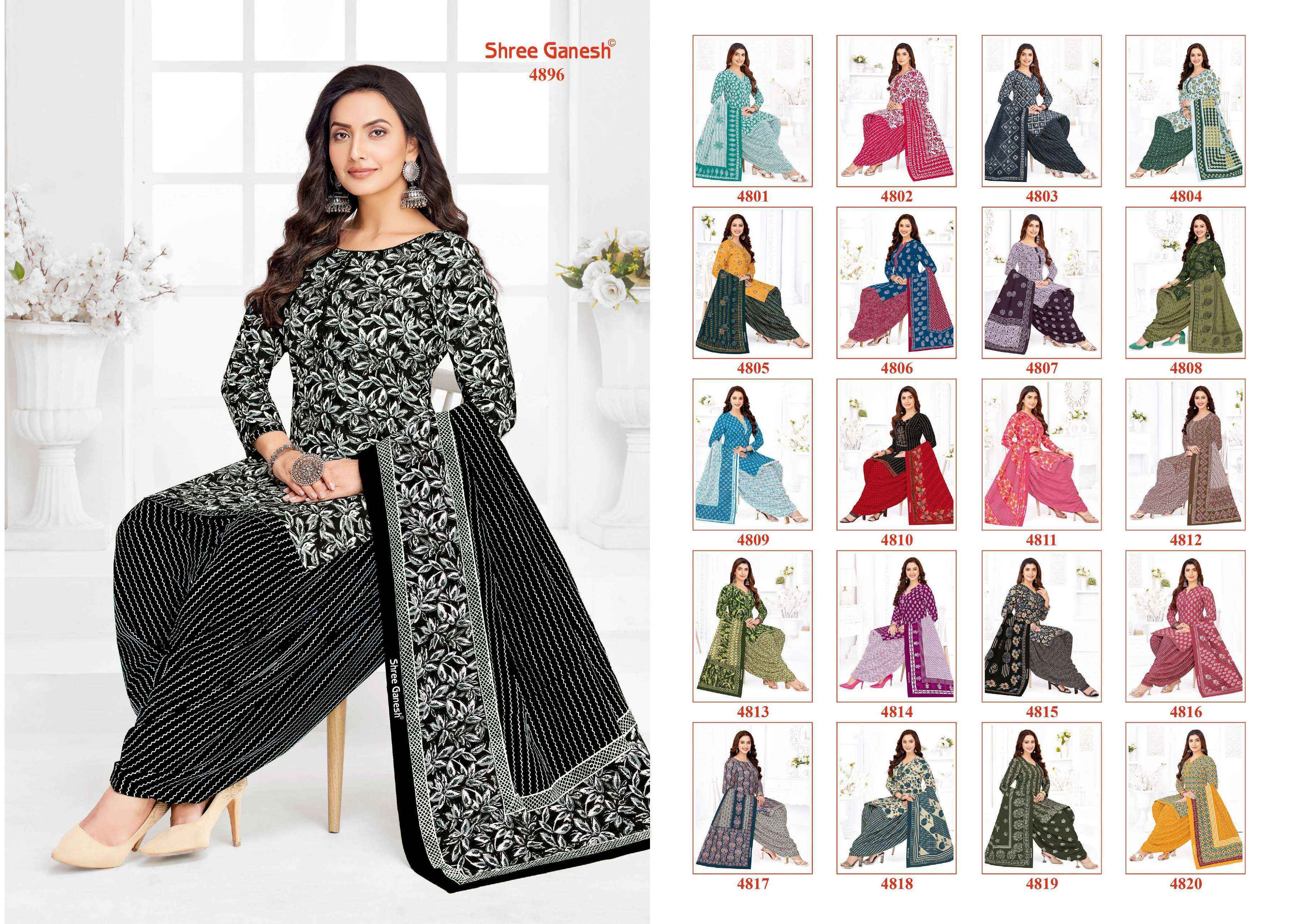 Shree Ganesh Hansika Vol 28 Patiyala Special Cotton Dress Material 20 pcs Catalogue