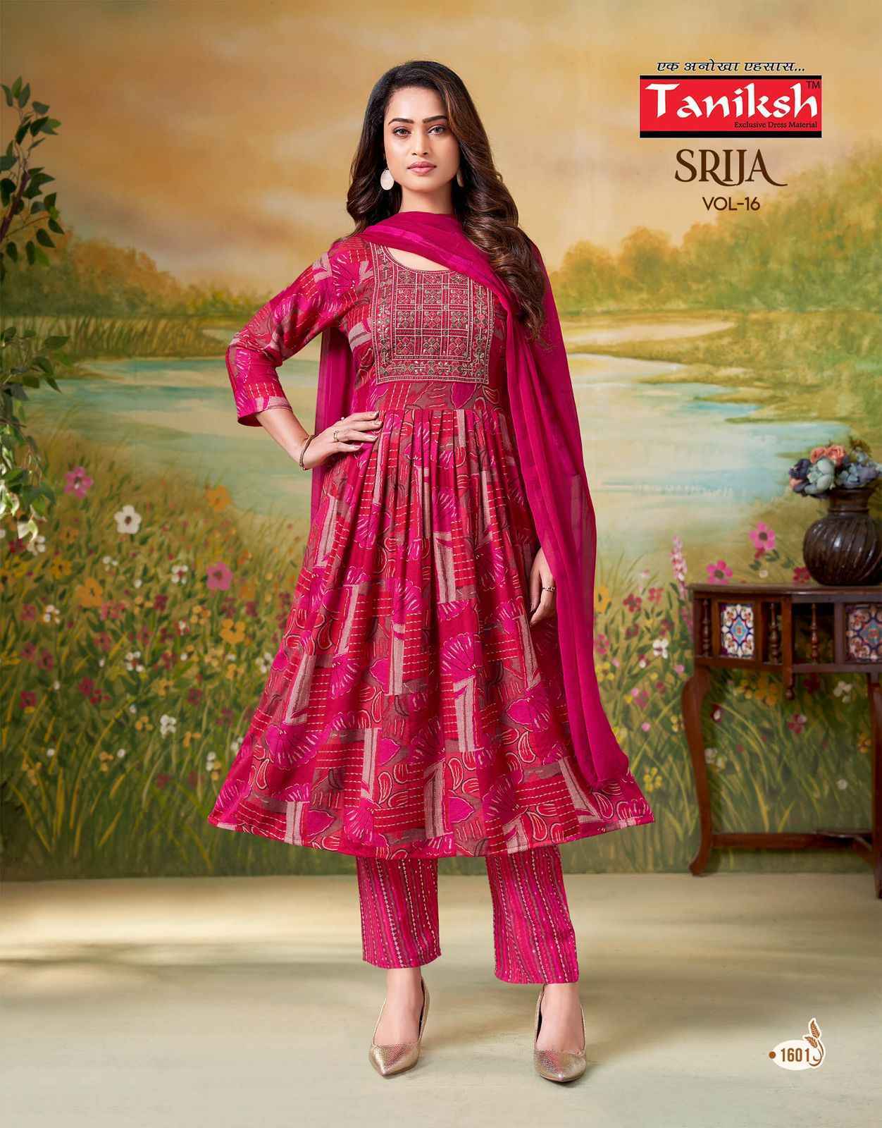 Taniksh Srija Vol-16 Capsule Readymade Suit (8 pcs Catalogue)
