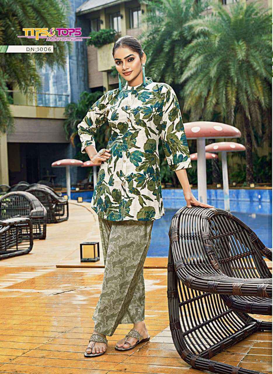 Tips & Tops Roohi Vetican Co Ord Set 6 pcs Catalogue