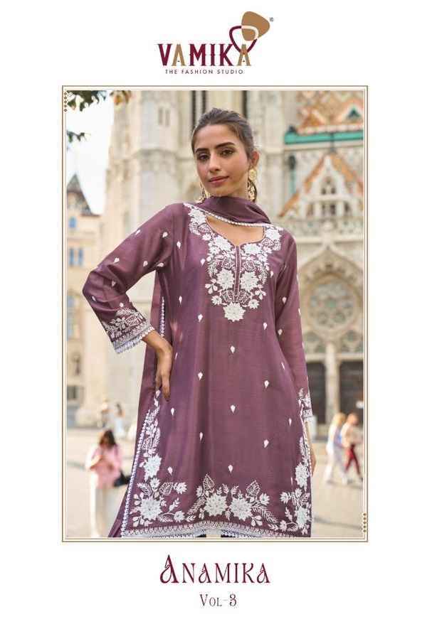 Vamika Anamika Vol 3 Readymade Chinone Dress 5 pcs Catalogue