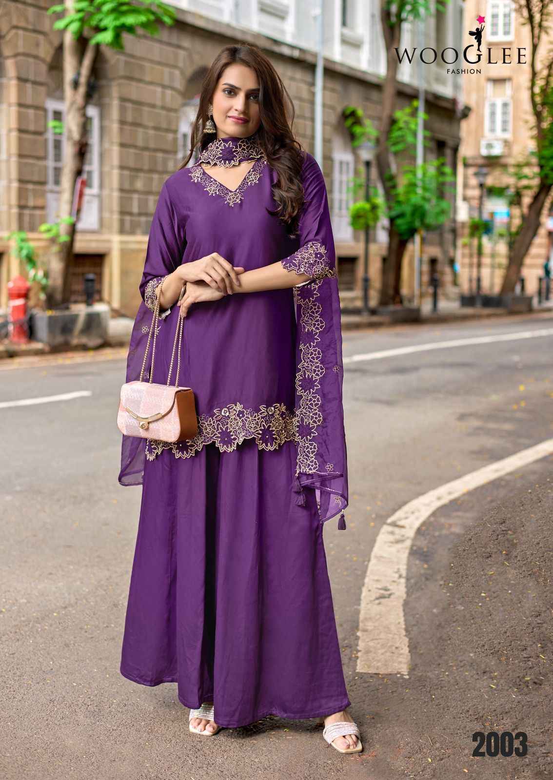 Wooglee Shabnam Gajji Silk Readymade Suit (4 pcs Catalogue)