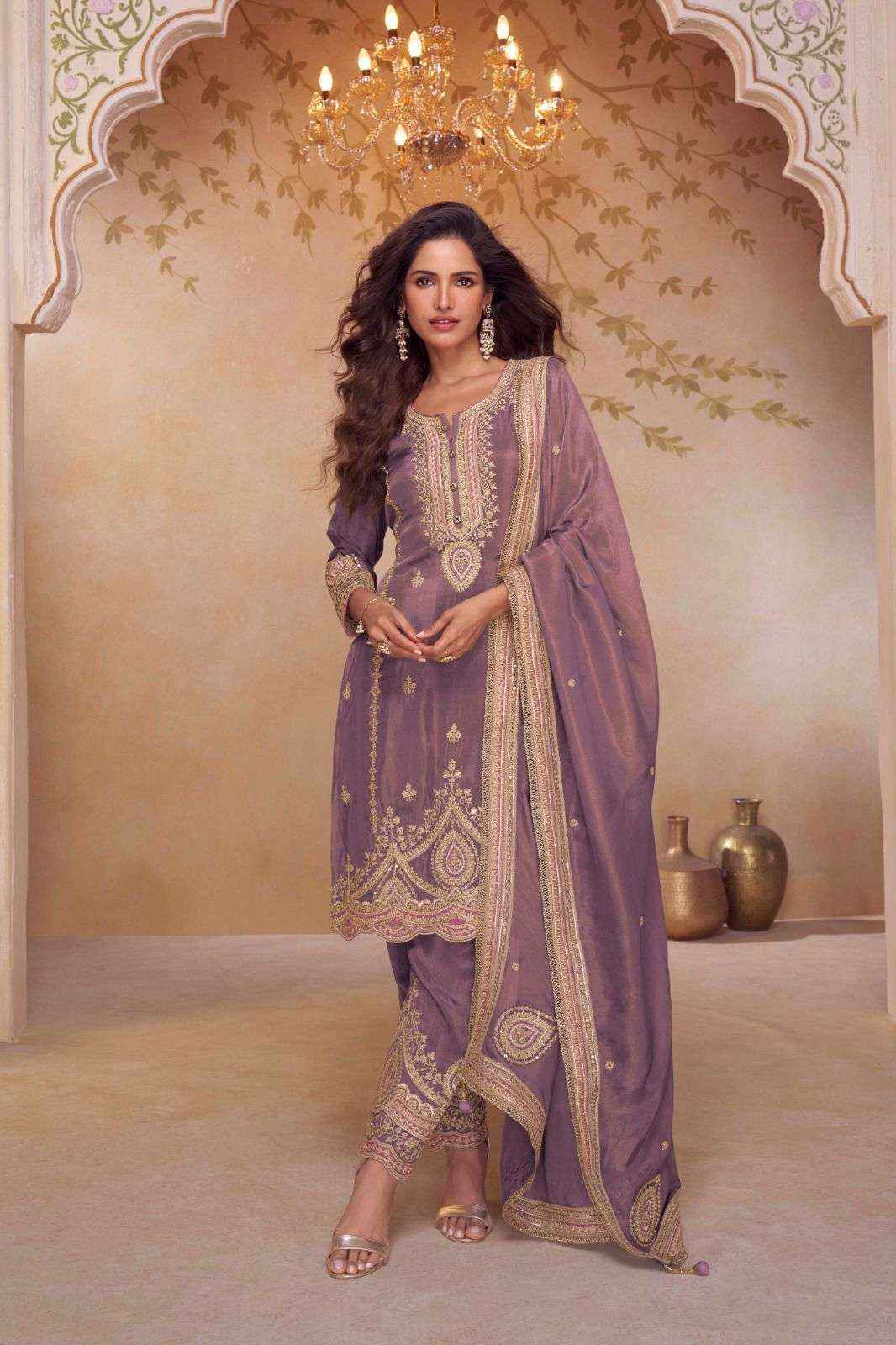 Gulkayra Designer Nirali Readymade Simer Silk Dress (3 Pc Catalouge)