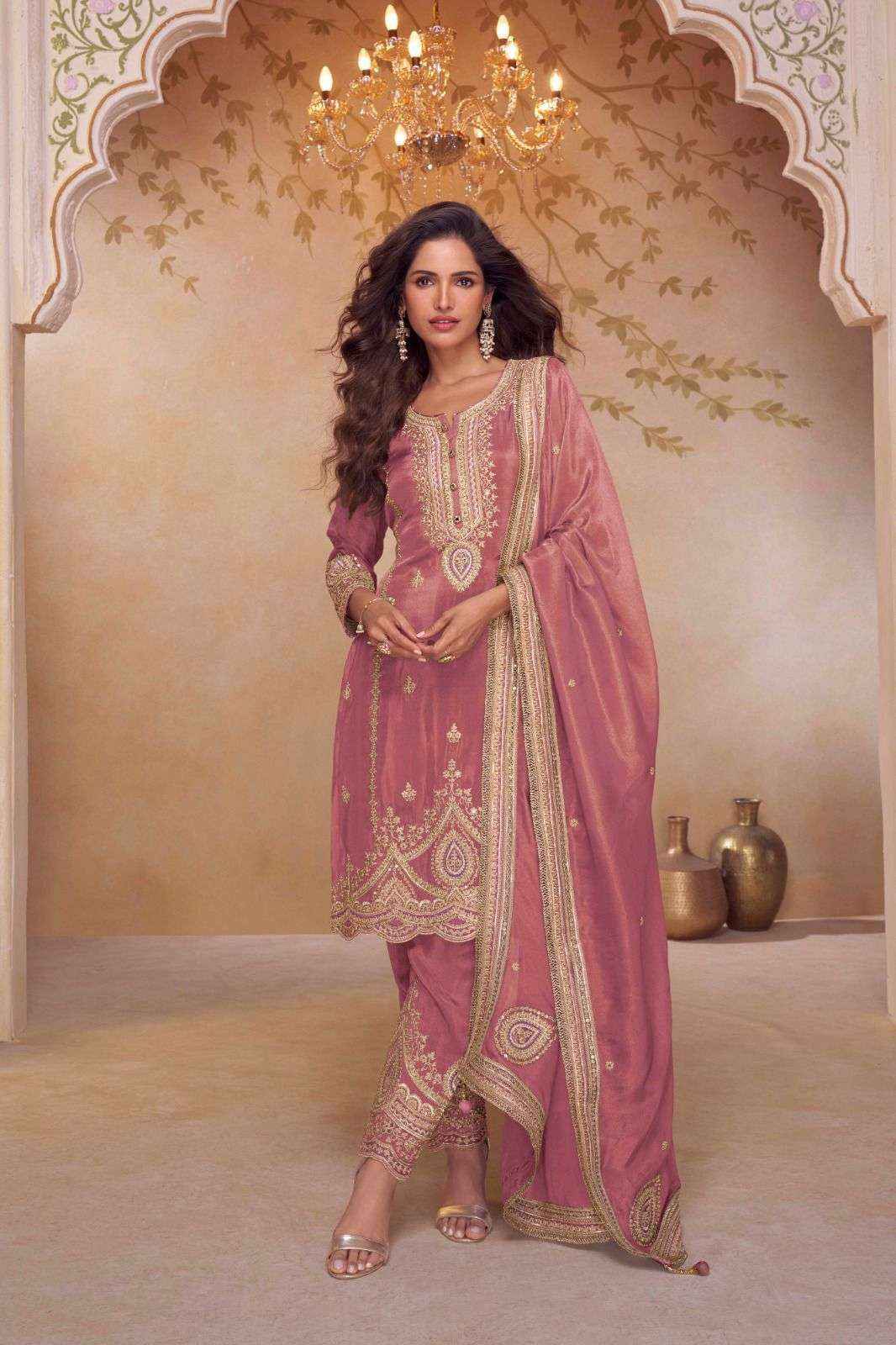 Gulkayra Designer Nirali Readymade Simer Silk Dress (3 Pc Catalouge)