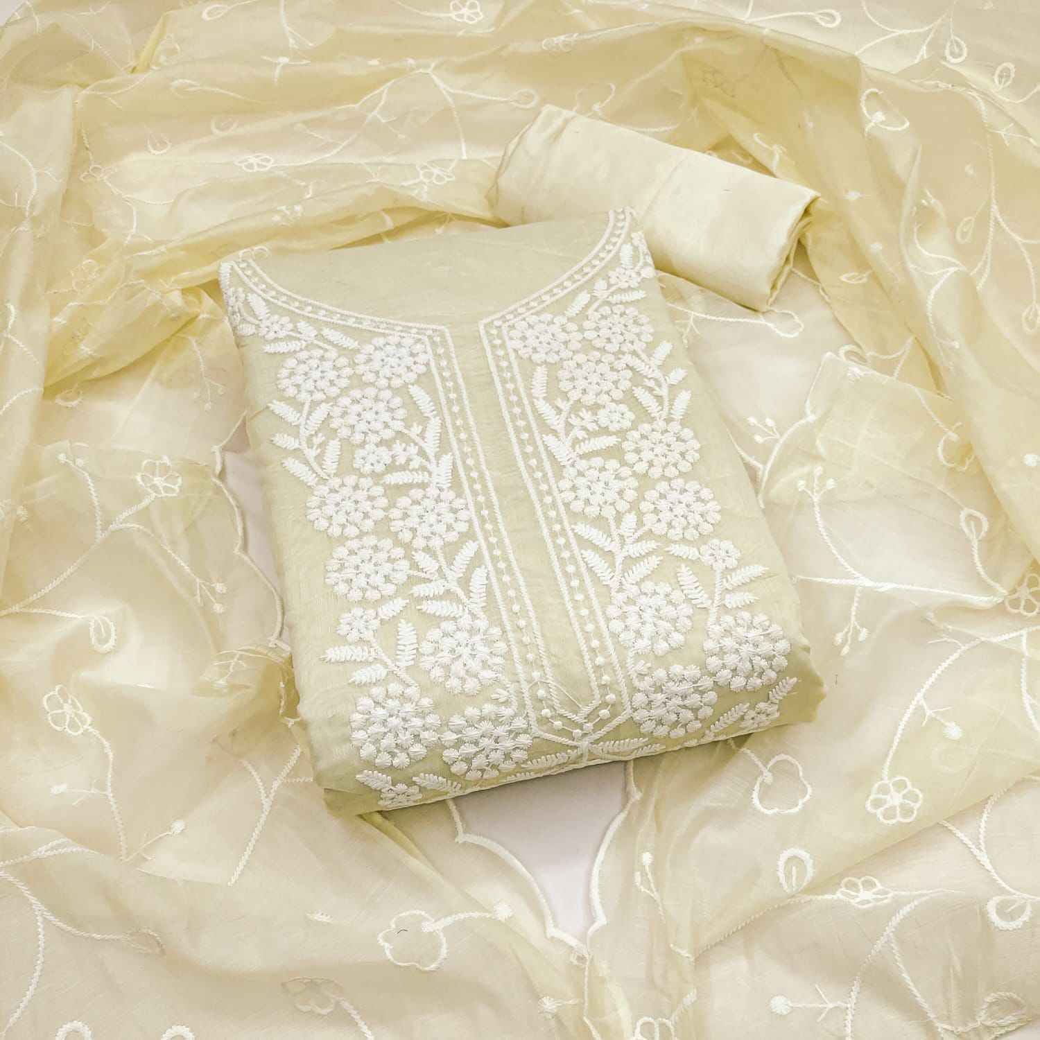 Heavy Chanderi Vol-1 Non Catalogue Dress Material (6 pcs Catalogue)