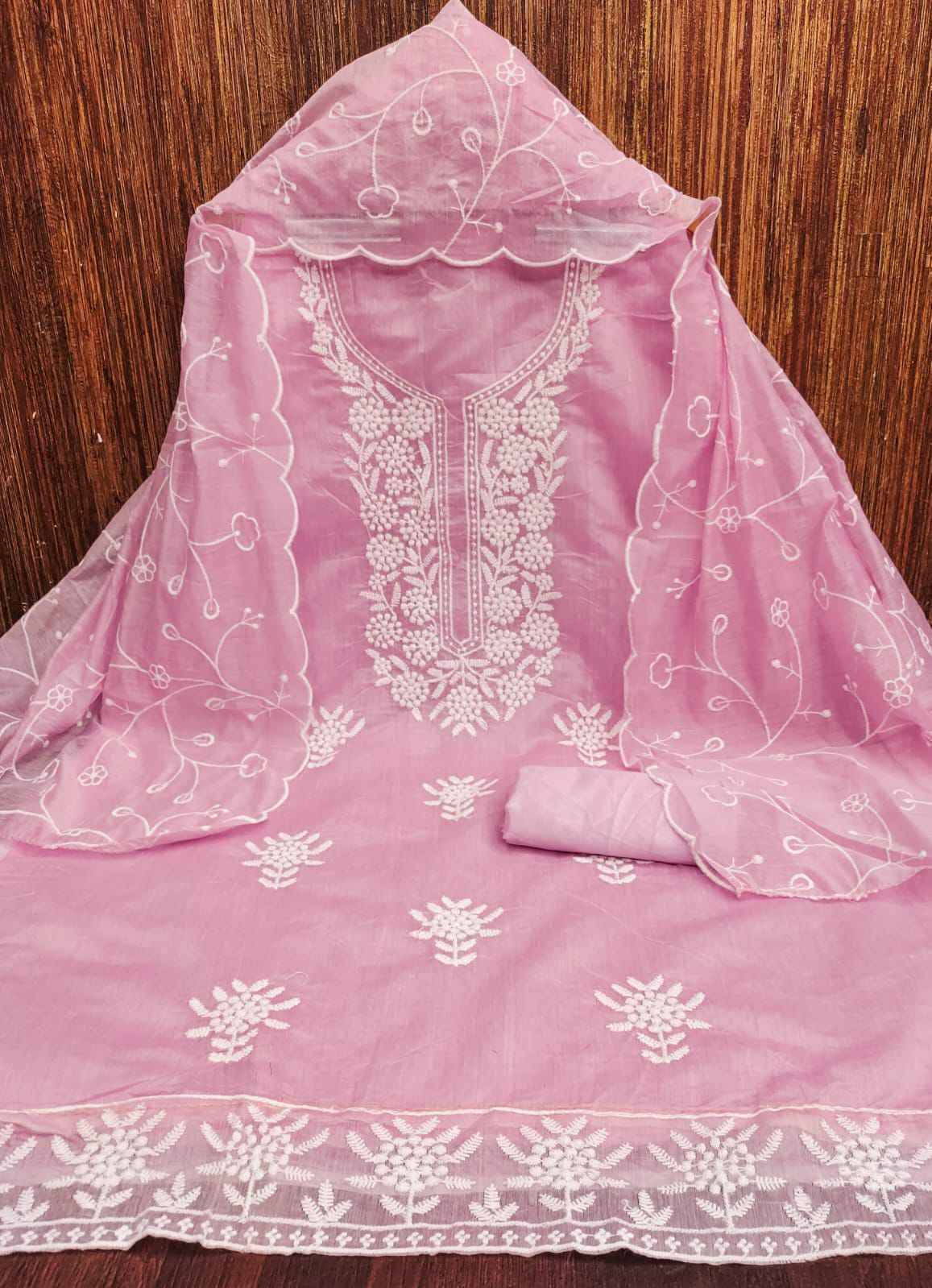 Heavy Chanderi Vol-1 Non Catalogue Dress Material (6 pcs Catalogue)