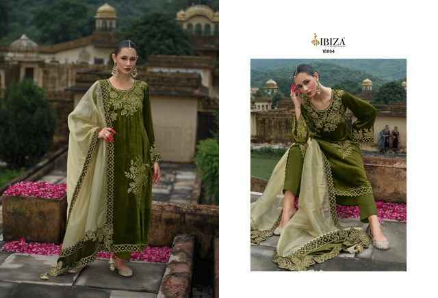 Ibiza Attar Velvet Dress Material (6 Pcs Catalogue)