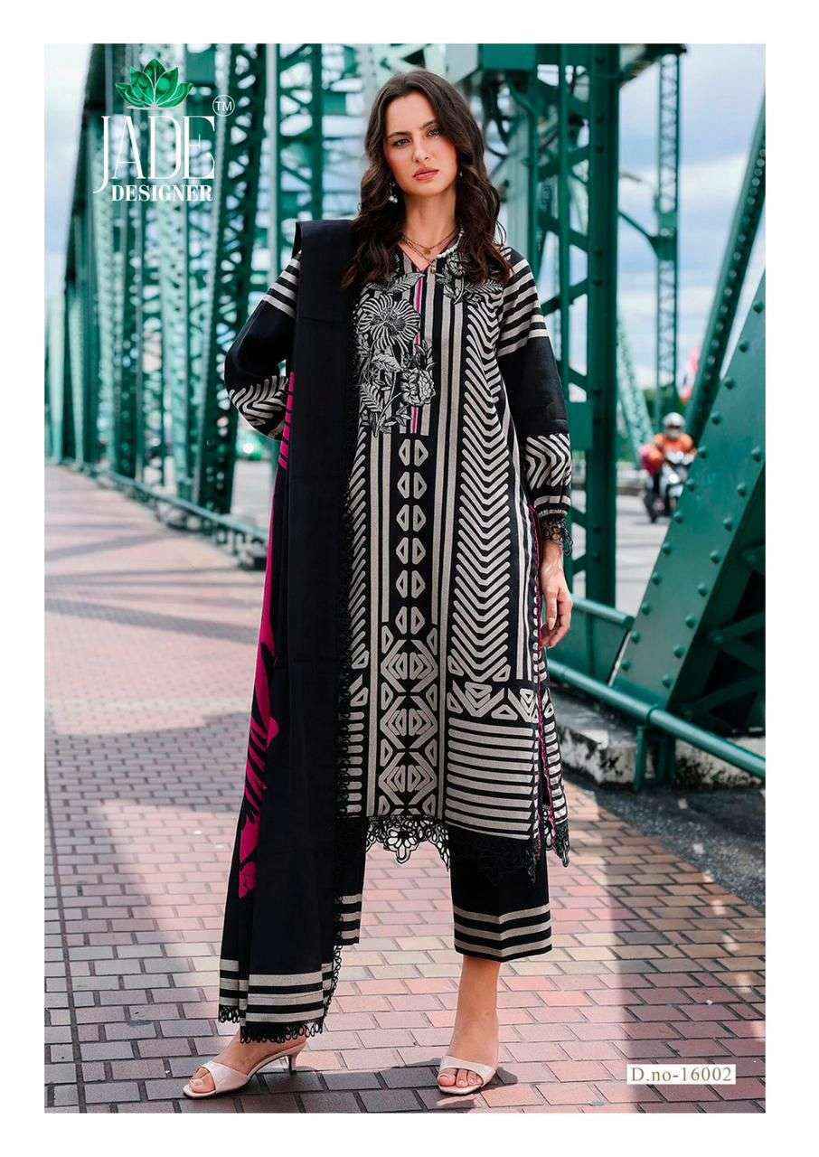 Jade Crimsons Vol-16 Cambric Cotton Dress Material (6 pc Cataloge)