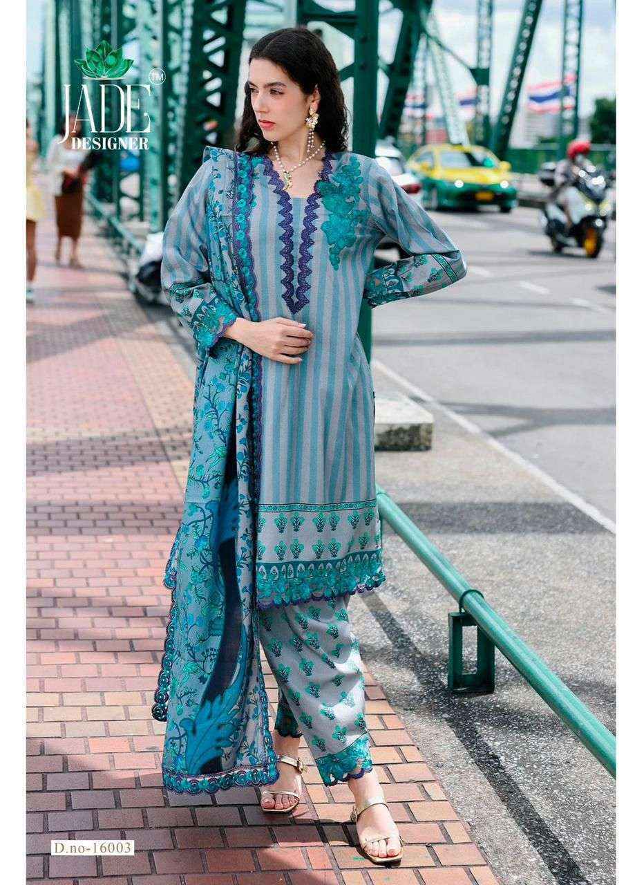 Jade Crimsons Vol-16 Cambric Cotton Dress Material (6 pc Cataloge)