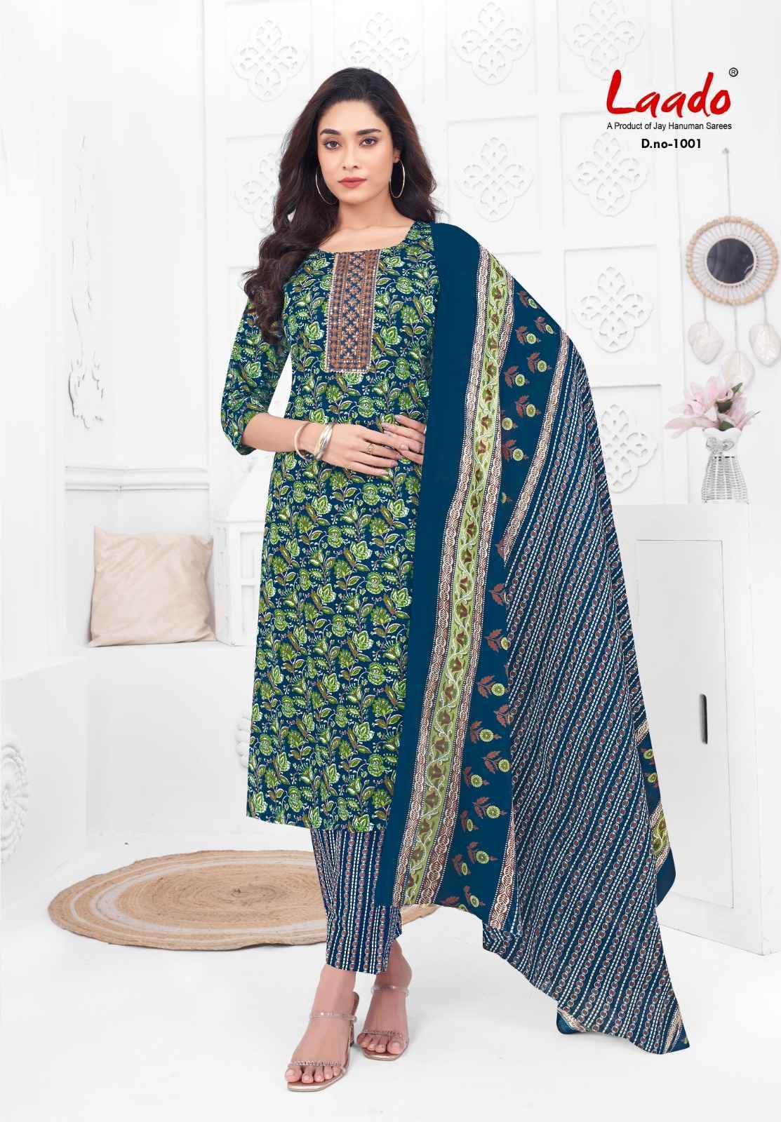 Laado Malika Vol-1 Readymade Cotton Dress (10 pcs Catalogue)