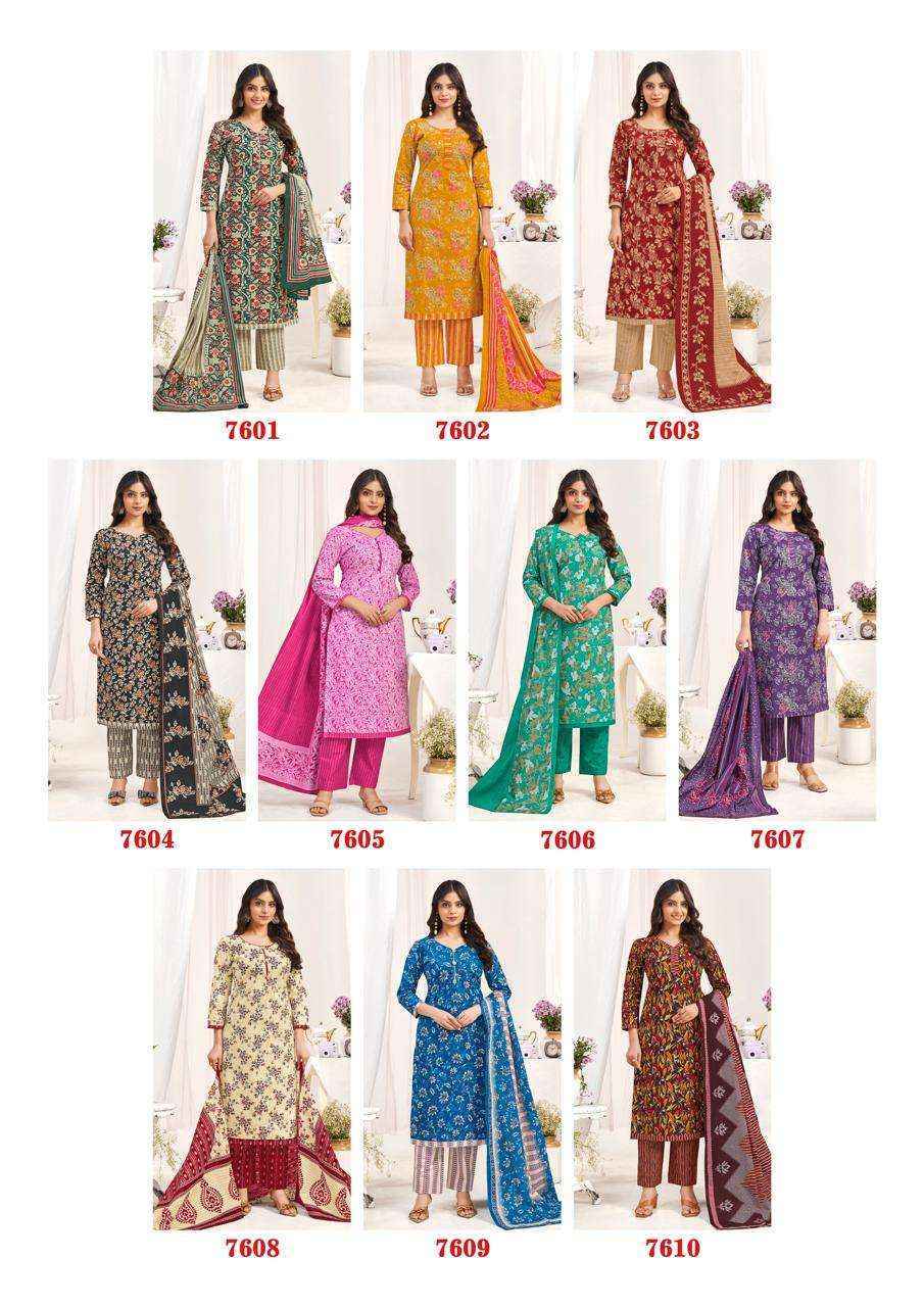 Laado Vol-76 Cotton Dress Material (10 Pc Catalog)