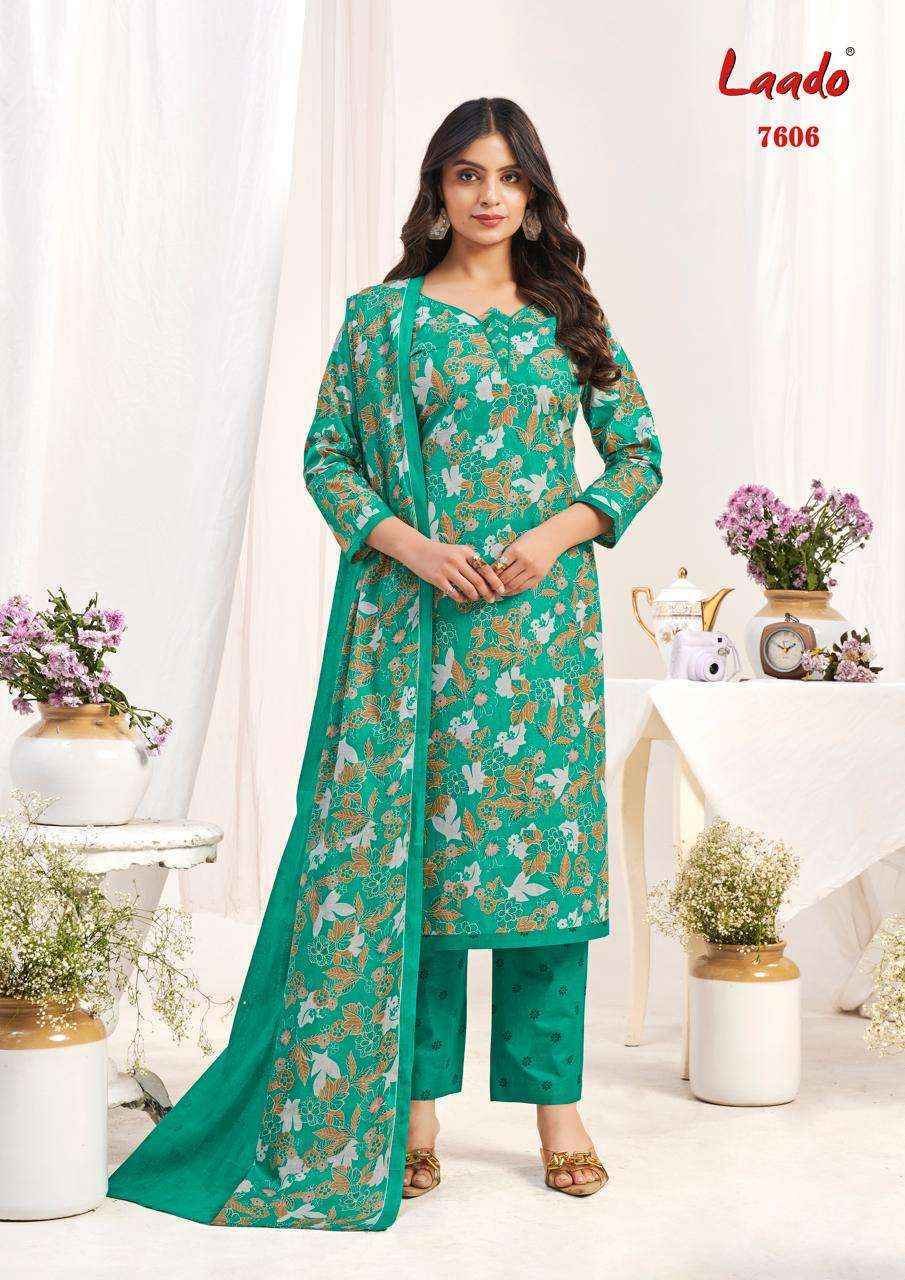 Laado Vol-76 Cotton Dress Material (10 Pc Catalog)