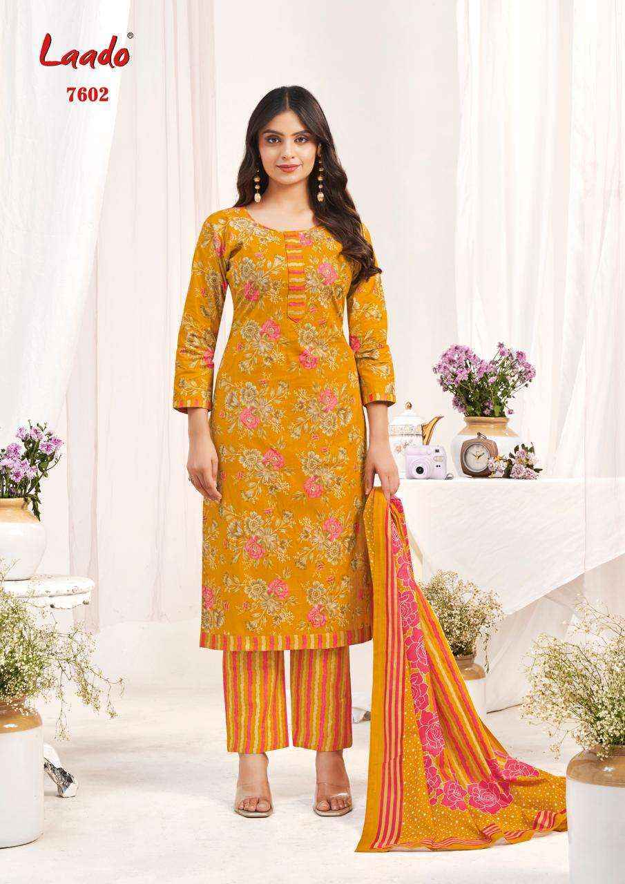 Laado Vol-76 Cotton Dress Material (10 Pc Catalog)