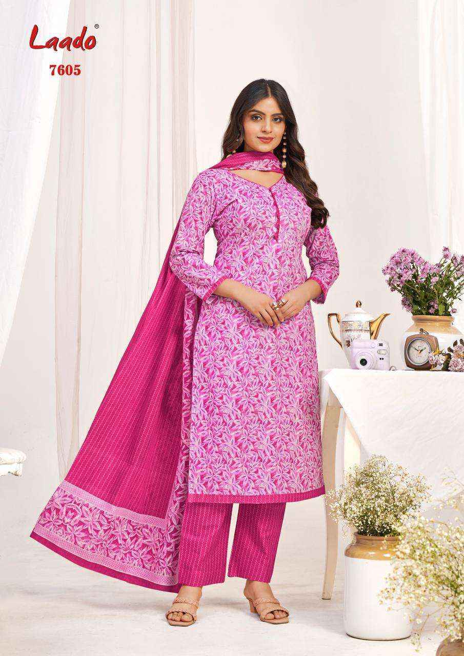 Laado Vol-76 Cotton Dress Material (10 Pc Catalog)