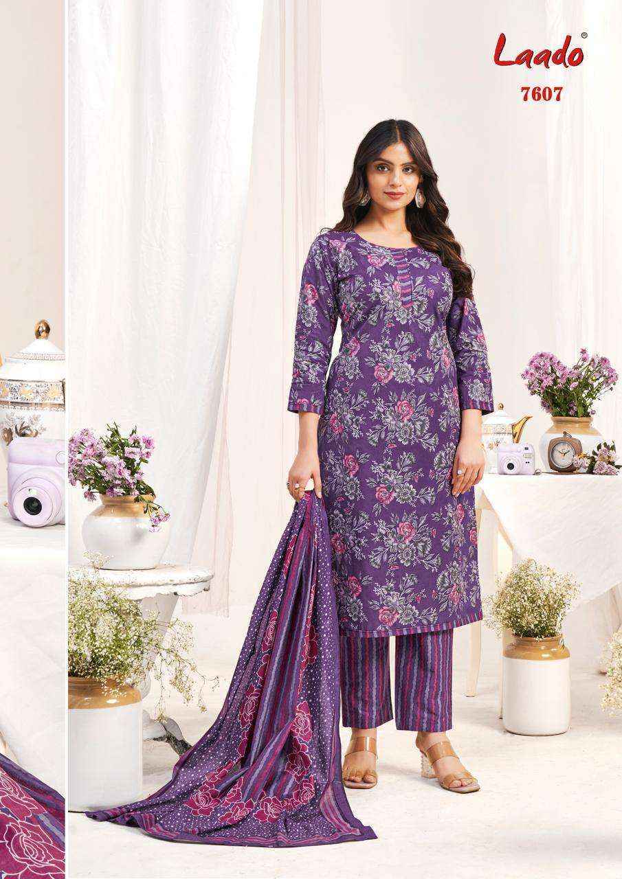 Laado Vol-76 Cotton Dress Material (10 Pc Catalog)