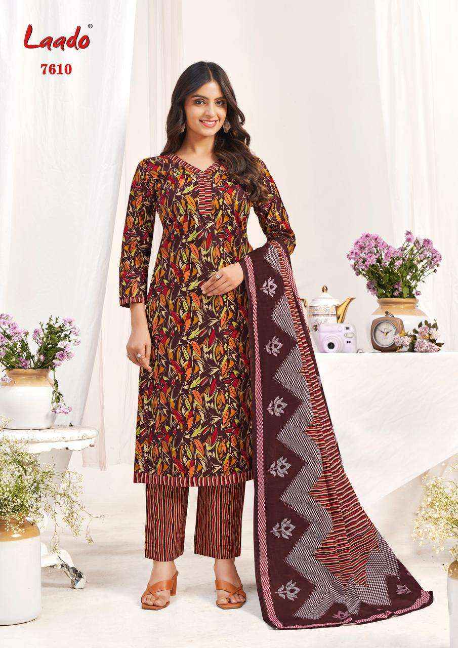 Laado Vol-76 Cotton Dress Material (10 Pc Catalog)