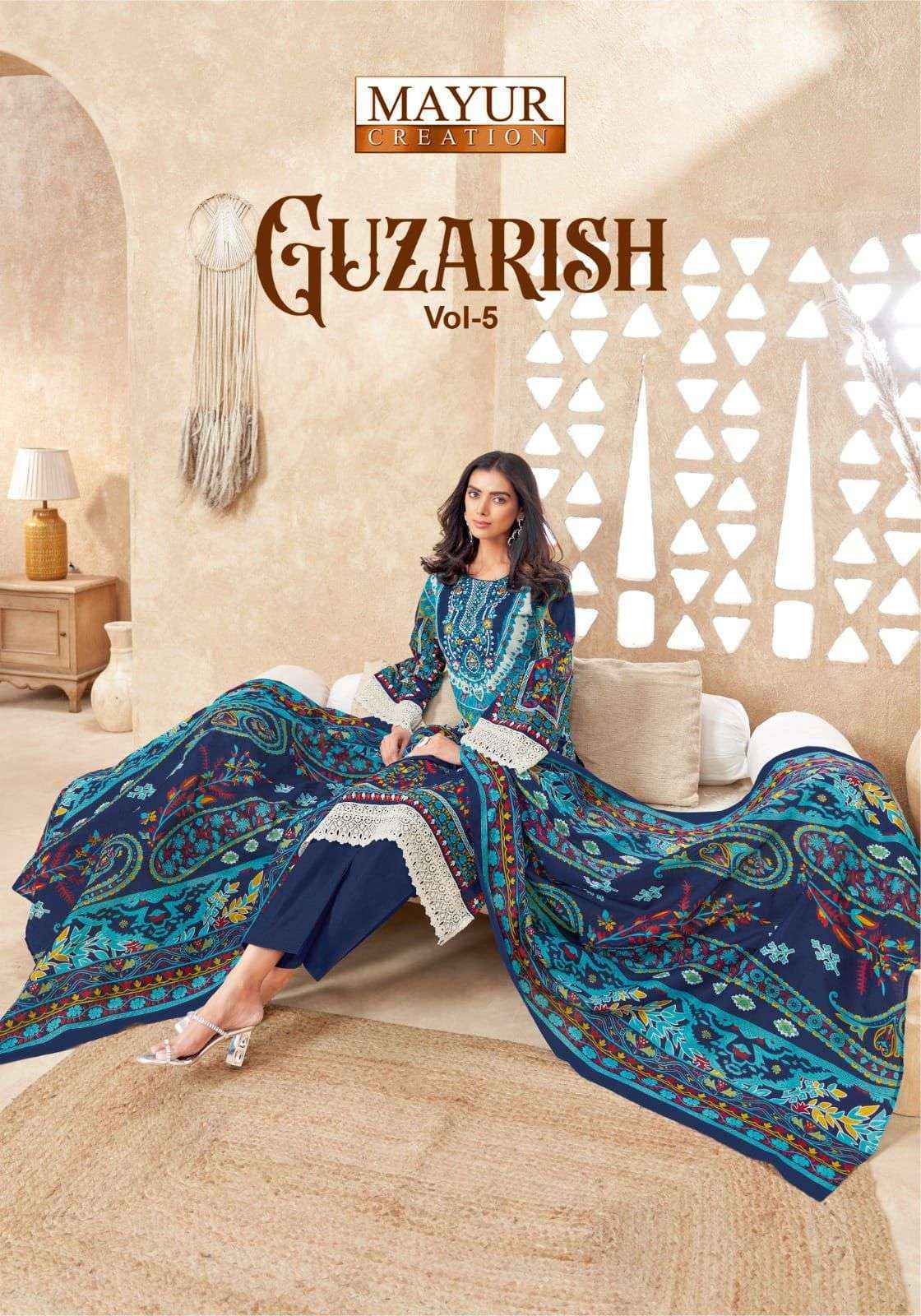 Mayur Creation Guzarish Vol-5 Cotton Dress Material (8 pcs Catalogue)
