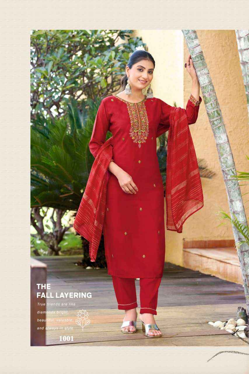 Ossm Gungun Vol-2 Viscose Silk Readymade Suit (6 pcs Catalogue)