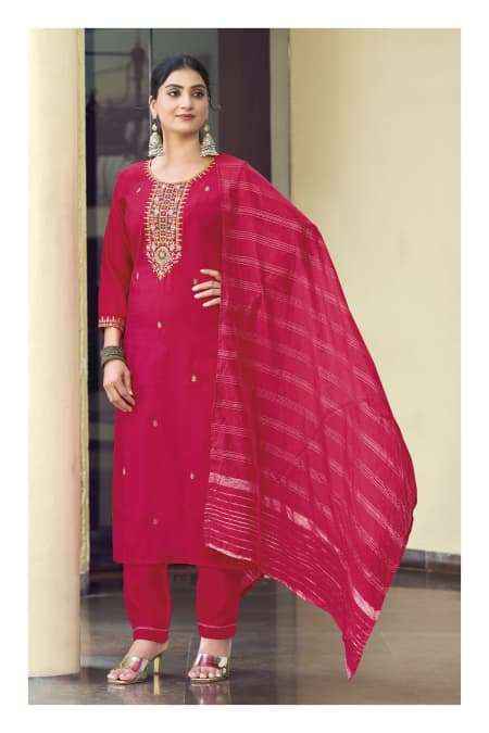 Ossm Gungun Vol-2 Viscose Silk Readymade Suit (6 pcs Catalogue)