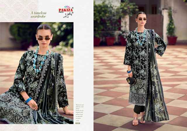 Pakiza Prints Humnawa Vol-8 Lawn Cotton Dress Material (10 pcs Catalogue)