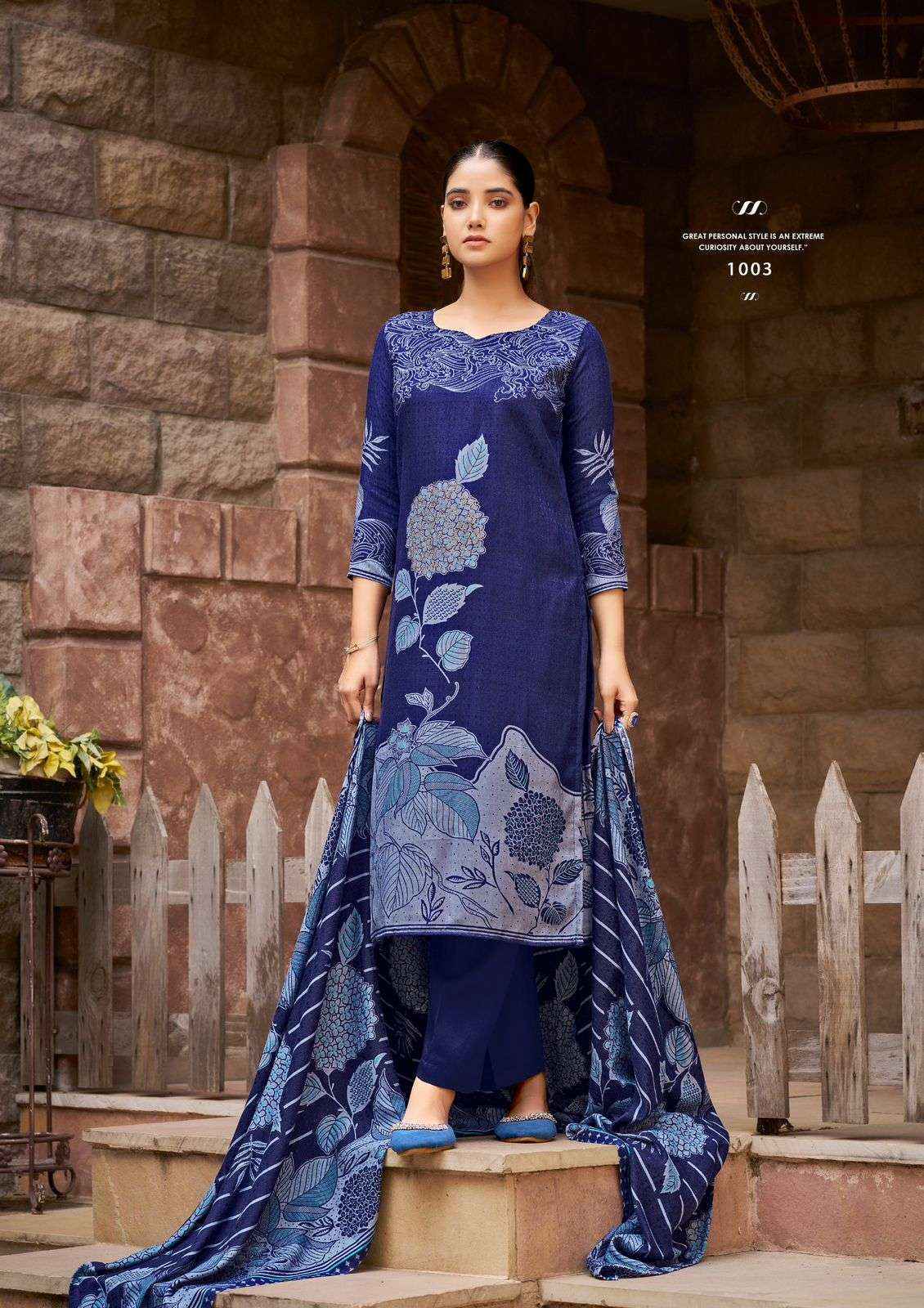 Roli Moli Safina Pashmina Dress Material (8 pcs Catalogue)