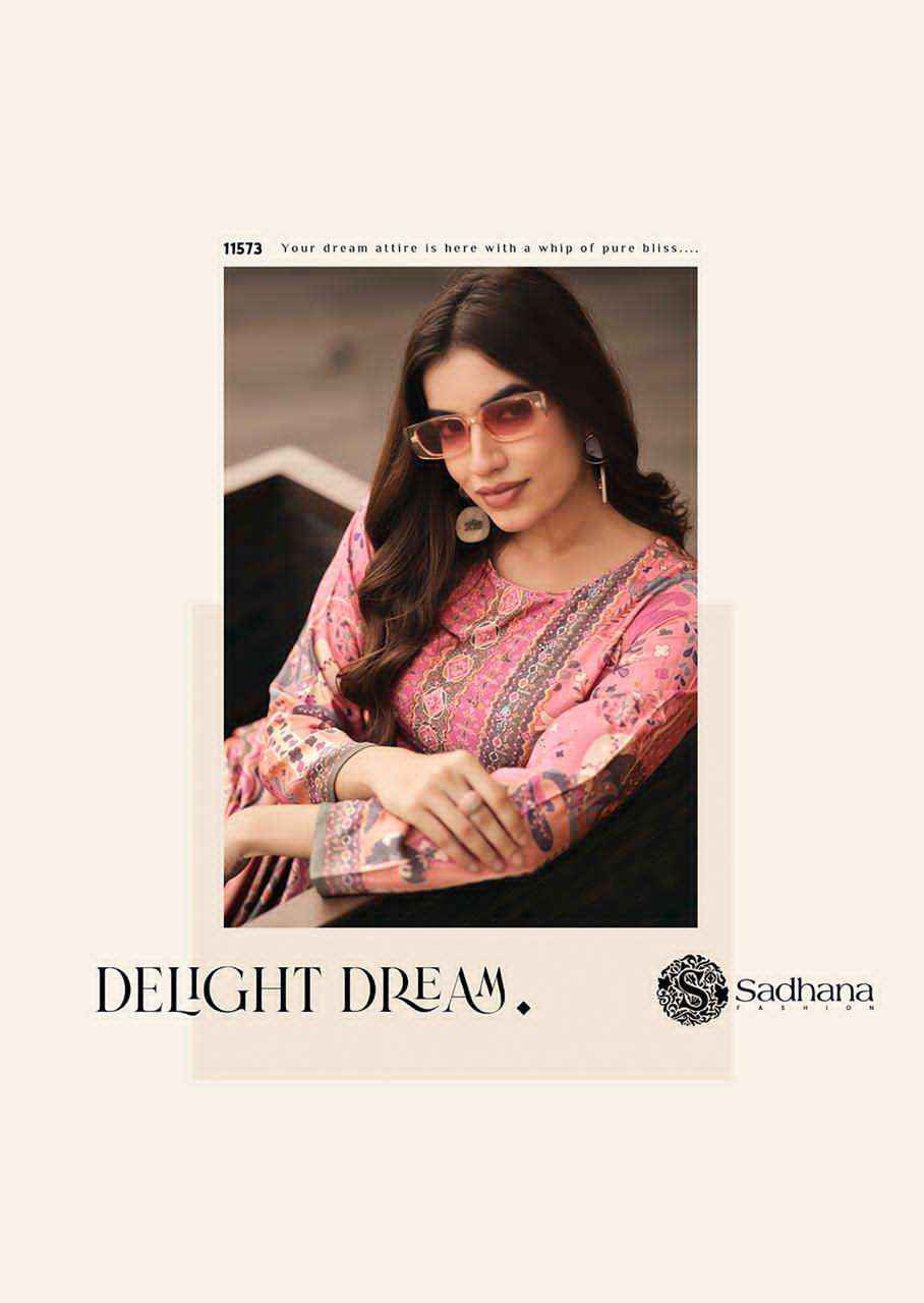 Sadhna Fashion Tanishq Viscouse Pashmina Dress Material (6 pcs Catalogue)