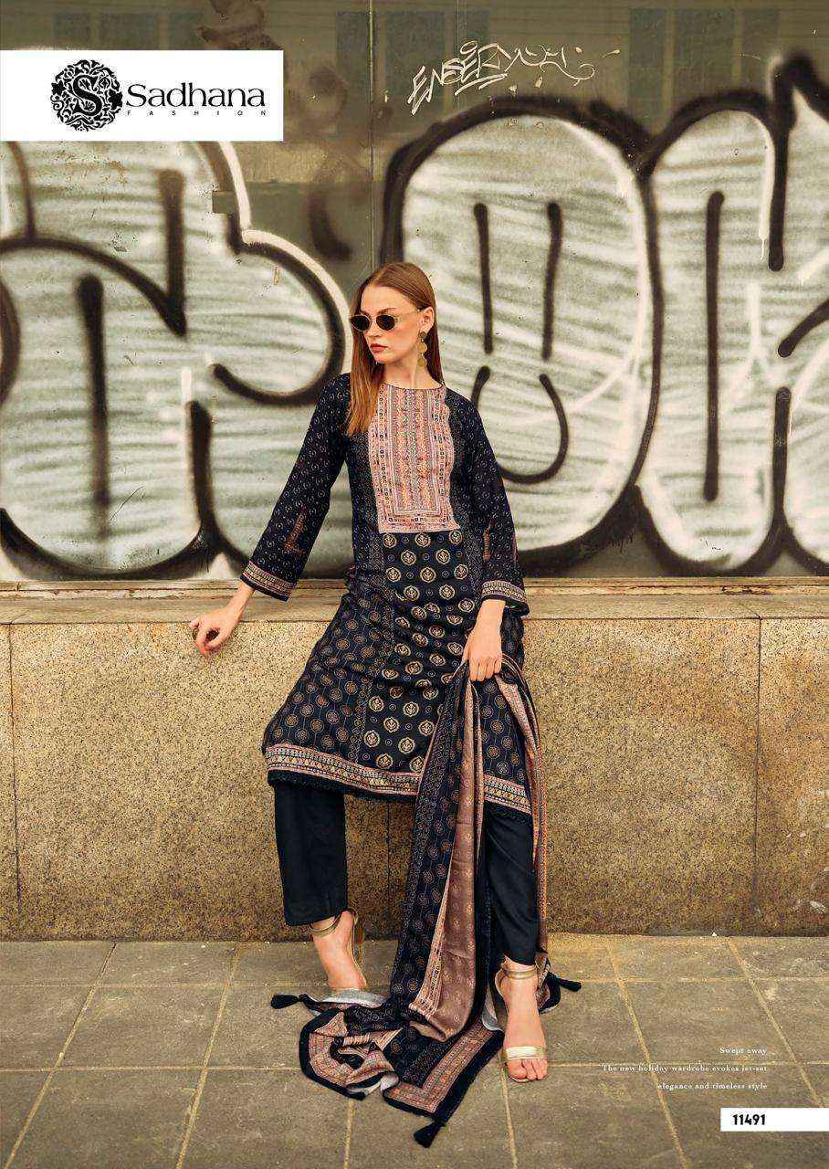 Sadhna Fashion Wild Heart Pashmina Dress Material (6 pcs Catalogue)