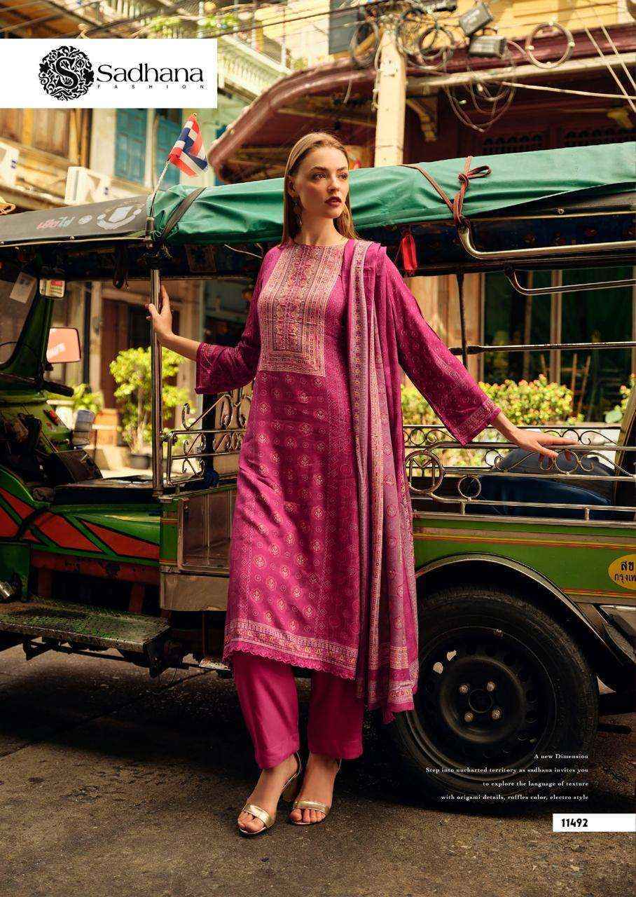 Sadhna Fashion Wild Heart Pashmina Dress Material (6 pcs Catalogue)