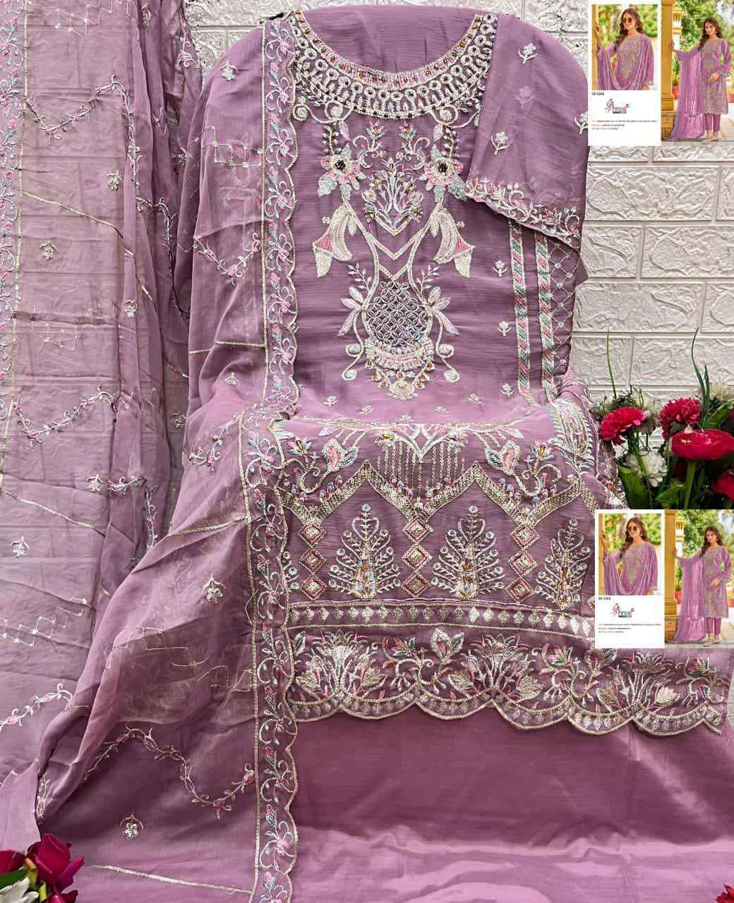 Shree Fabs Sf-5506 Chiffon Dress Material (4 pcs Catalogue)