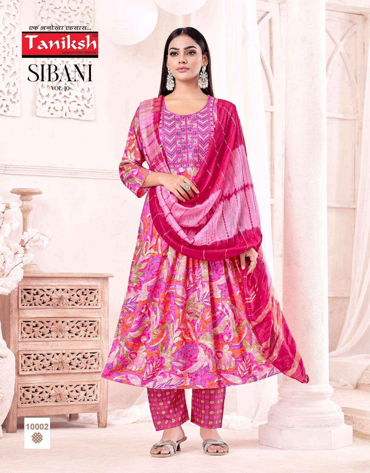 Taniksh Sibani Vol-10 Rayon Readymade Suit (8 pcs Catalogue)