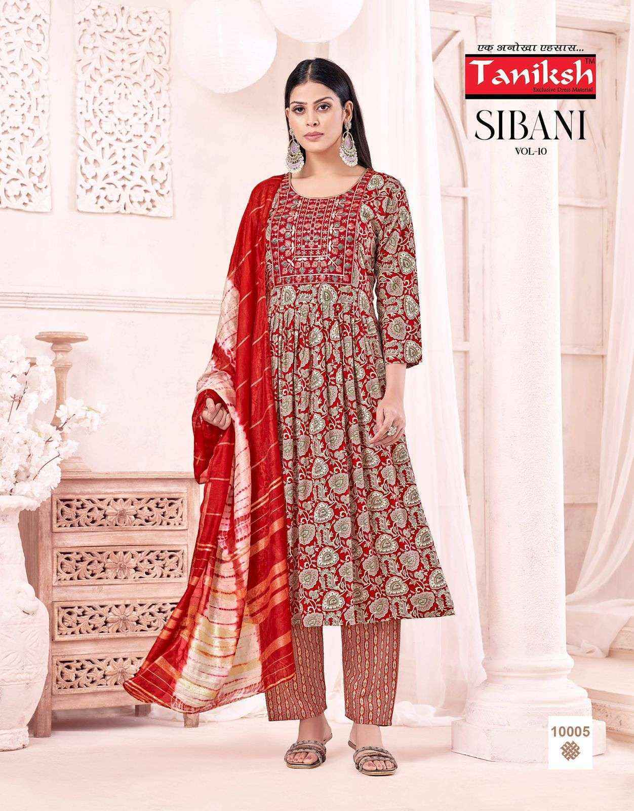 Taniksh Sibani Vol-10 Rayon Readymade Suit (8 pcs Catalogue)