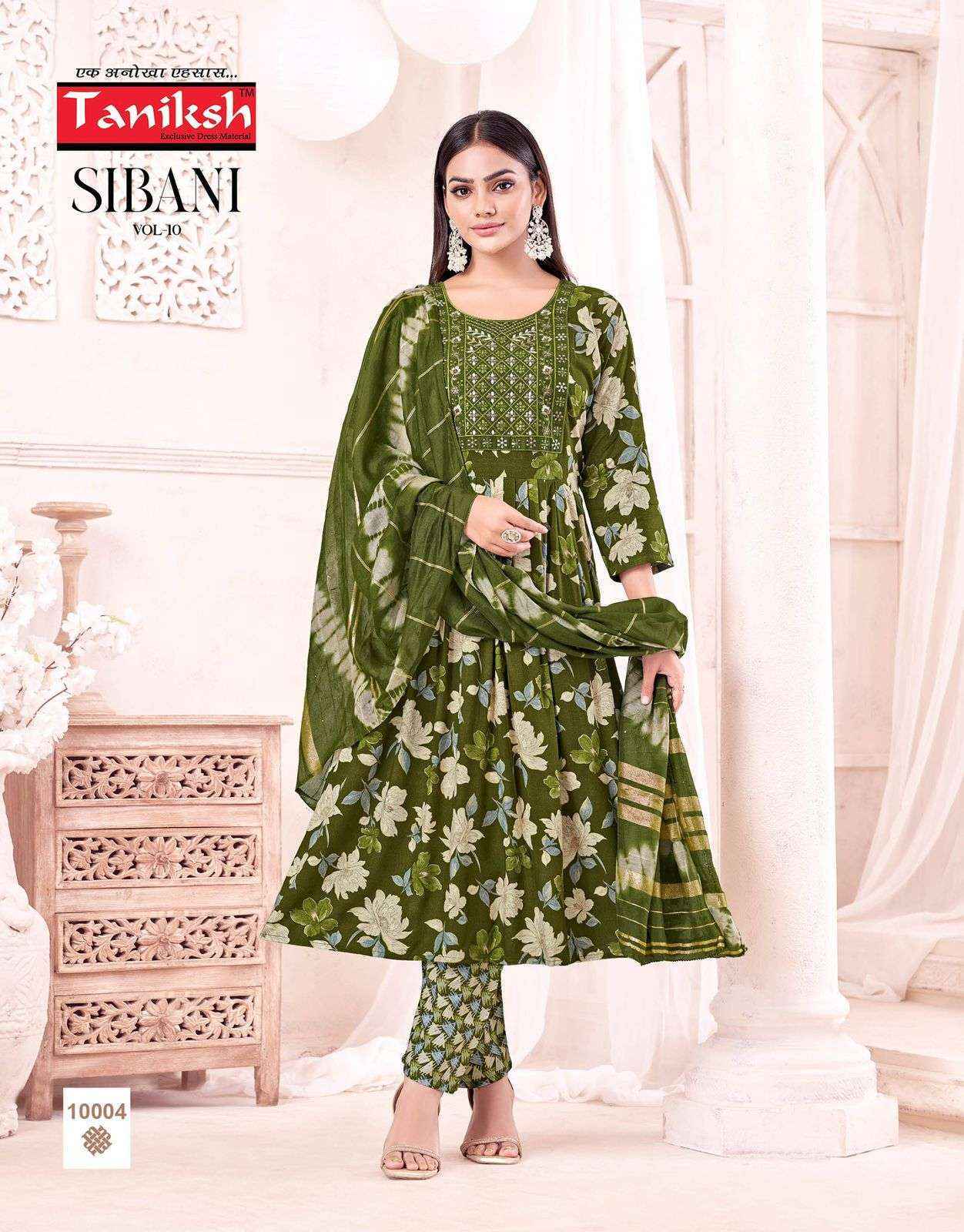 Taniksh Sibani Vol-10 Rayon Readymade Suit (8 pcs Catalogue)