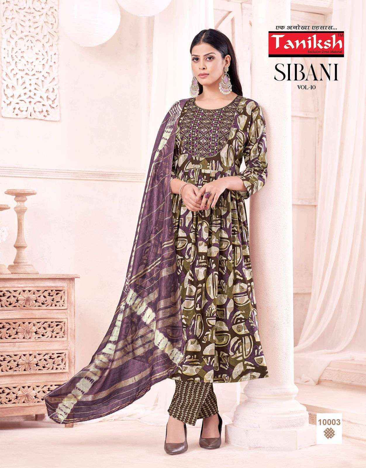 Taniksh Sibani Vol-10 Rayon Readymade Suit (8 pcs Catalogue)