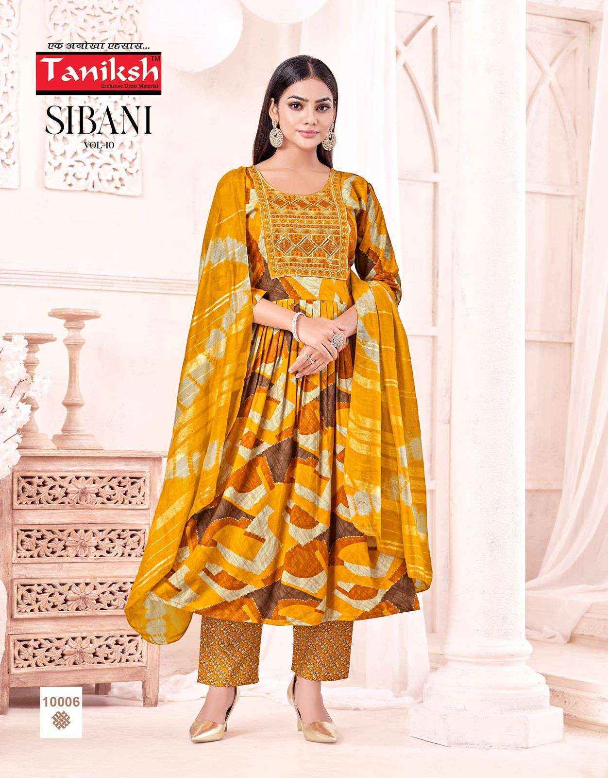 Taniksh Sibani Vol-10 Rayon Readymade Suit (8 pcs Catalogue)