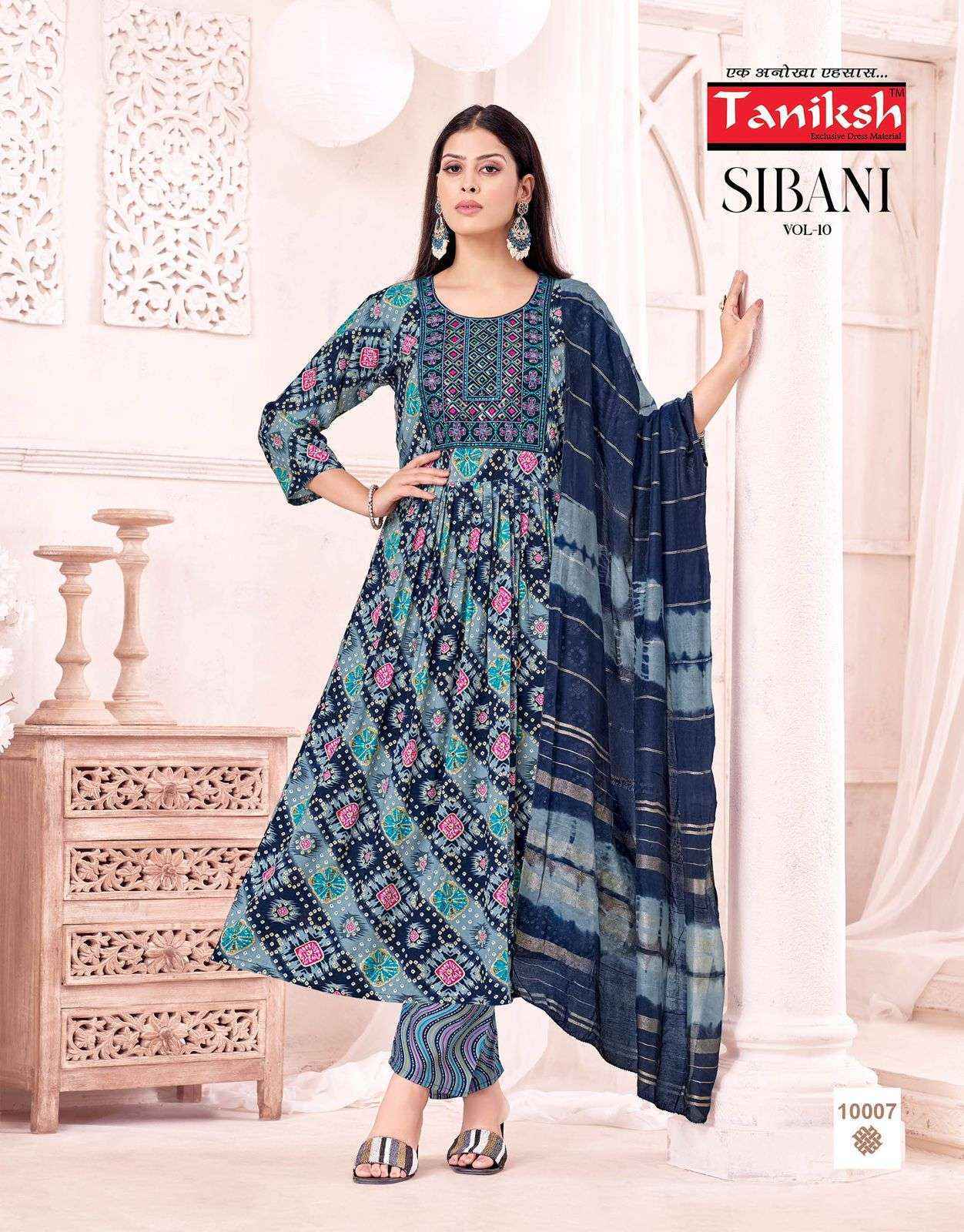 Taniksh Sibani Vol-10 Rayon Readymade Suit (8 pcs Catalogue)