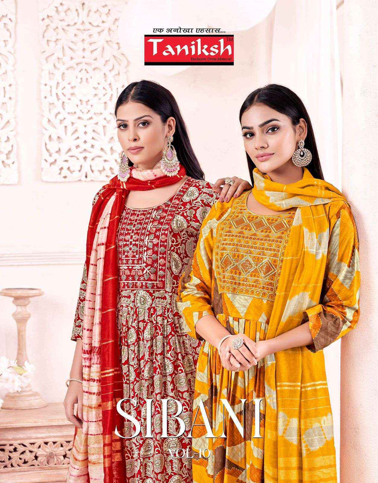 Taniksh Sibani Vol-10 Rayon Readymade Suit (8 pcs Catalogue)