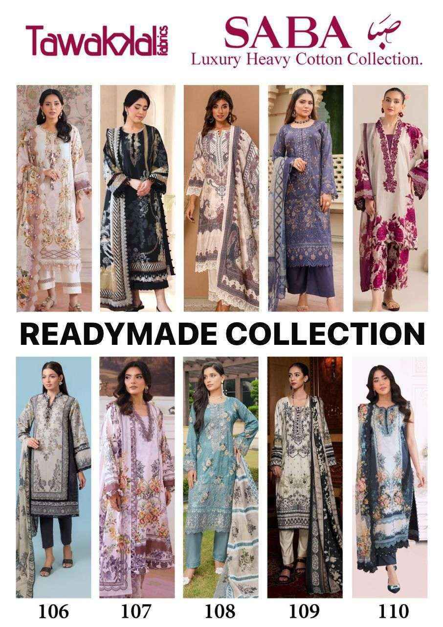 Tawakkal Saba Readymade Cotton Dress (10 pcs Catalogue)