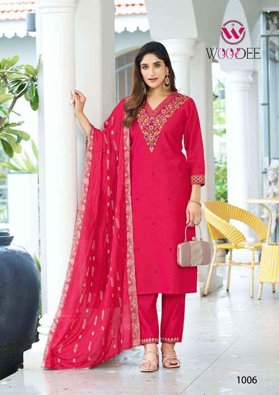 Woodee Mahima Viscose Kurti Combo 6 pcs Catalogue