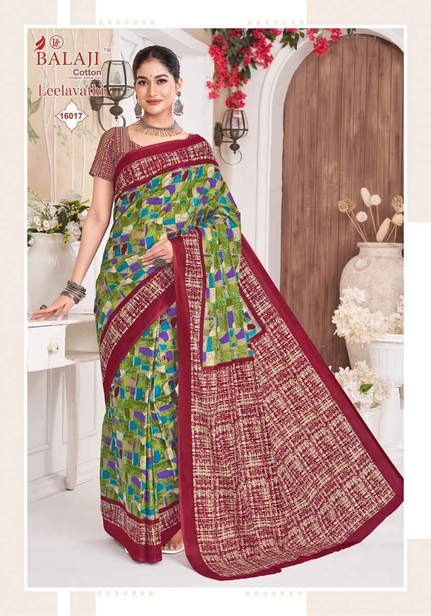 Balaji Leelavati Vol-16 Cotton Saree (20 pcs Catalogue)