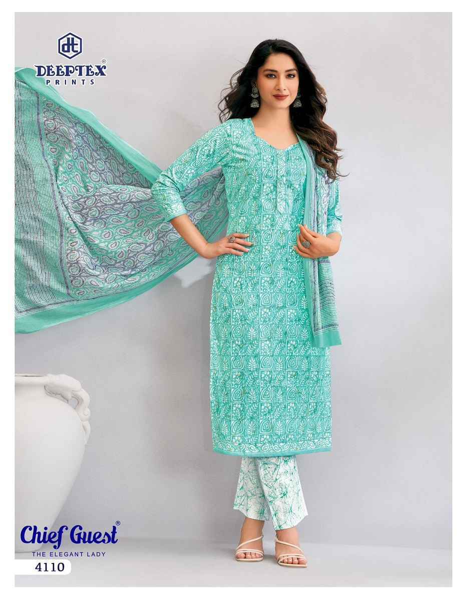 Deeptex Chief Guest Vol-41 Cotton Dress Material (15 pcs Catalogue)